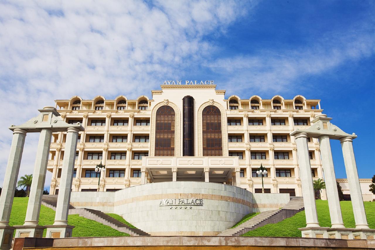 Ayan Palace Hotel Tovuz Exterior photo